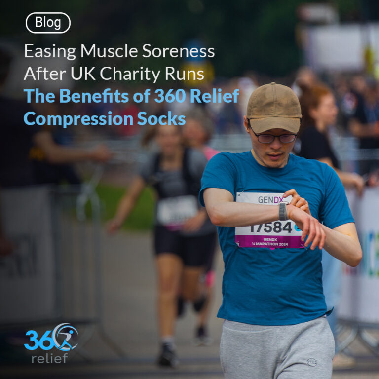 Easing Muscle Soreness After UK Charity Runs The Benefits of 360 Relief Compression Socks