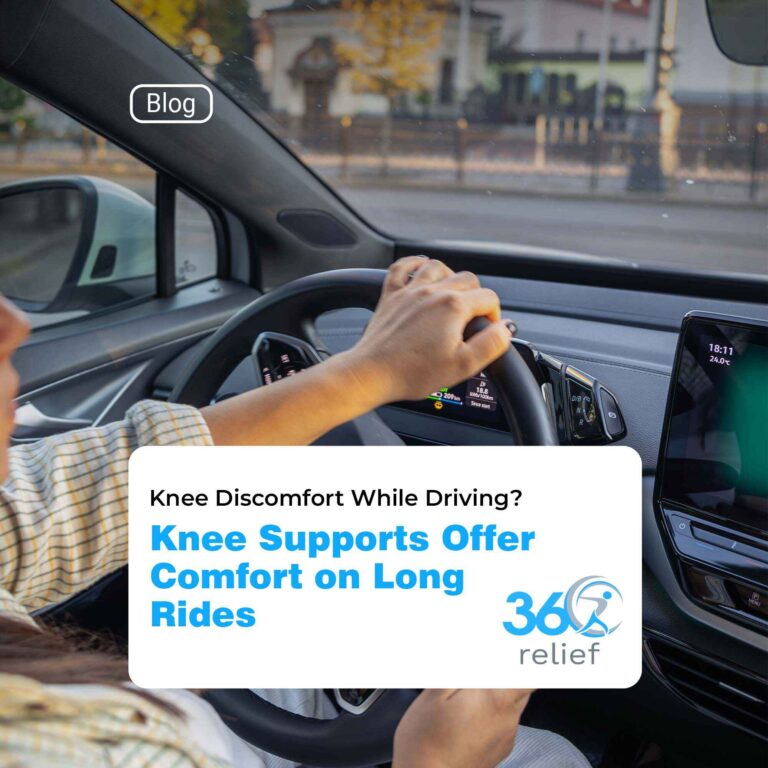 Knee Discomfort While Driving? Knee Supports Offer Comfort on Long Rides